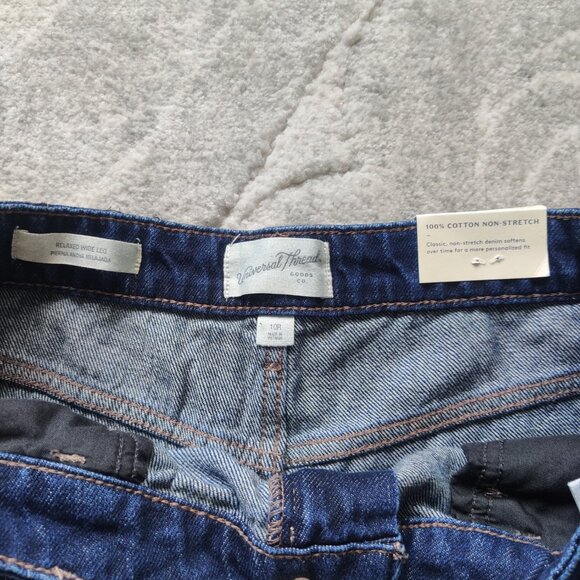 Target Universal Thread Relax Wide Legged Jeans NWT - Picture 6 of 10